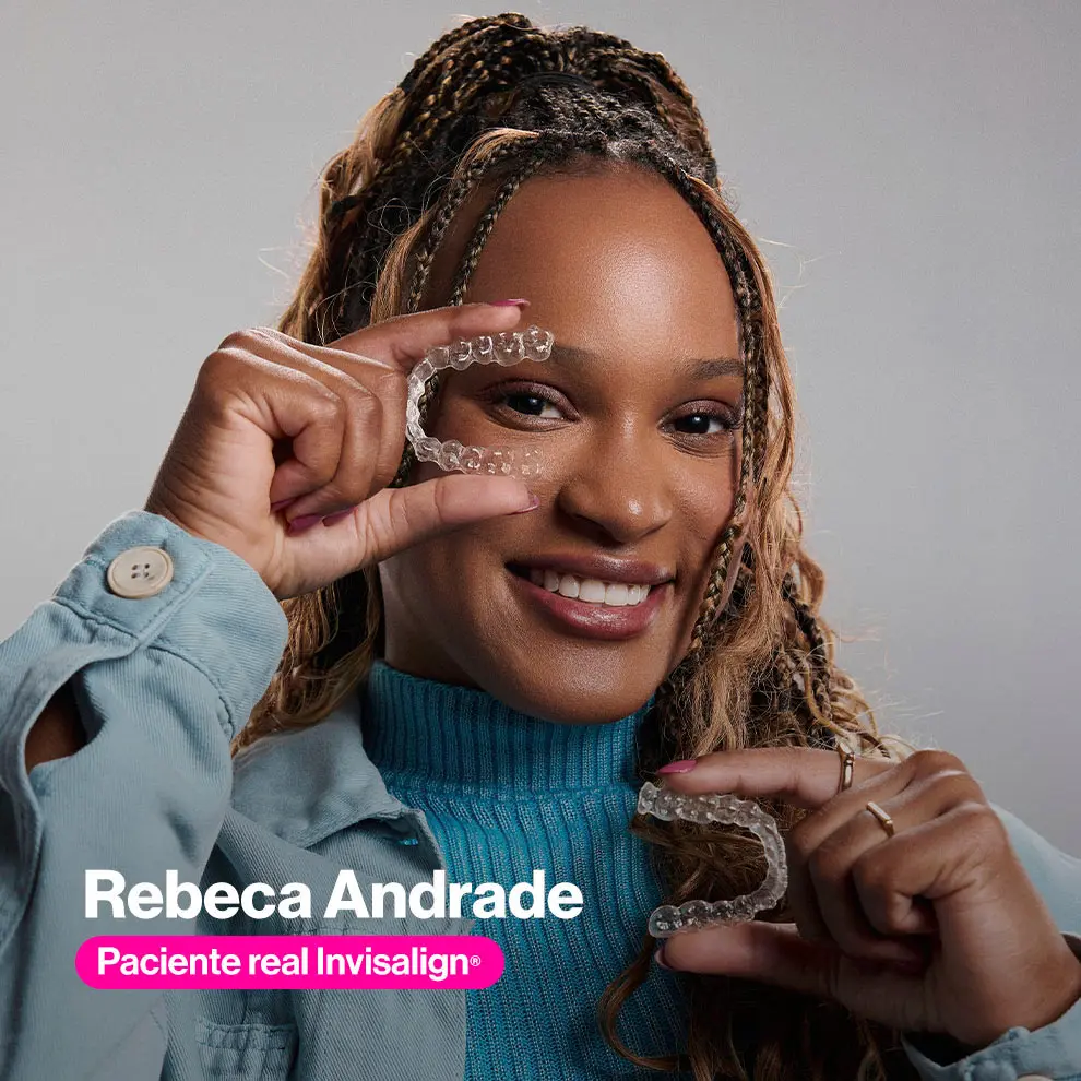 Rebeca e o Invisalign